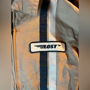 Lost Enterprises Men’s Zip Up Goodtime Jacket Skateboard Beige Size L